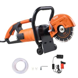 Electric Concrete Saw 26 in. x 9 in. Circular Saw Cutter 2000 Watt High Power with Max Cutting Wet Dry Disk Saw Cutter