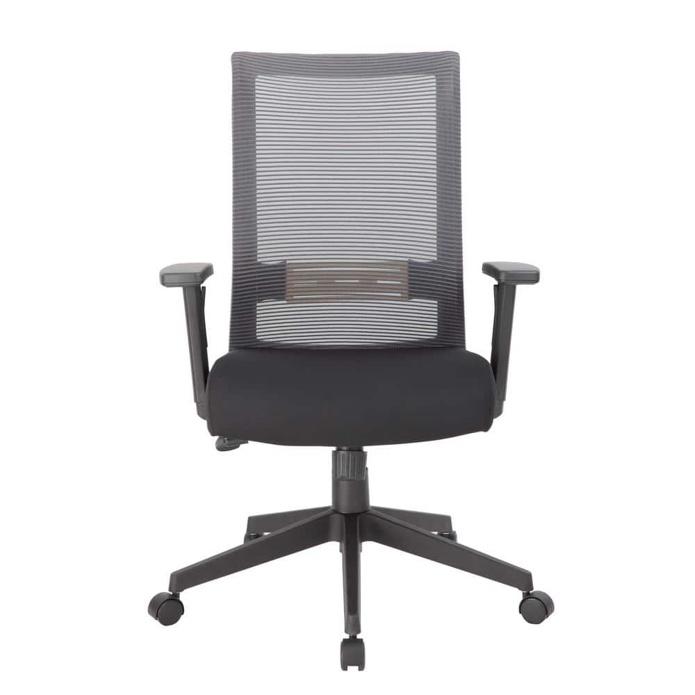 ErgoFlex Adjustable Mesh Task Chair with Synchro-Tilt in Grey/Black