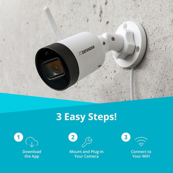 Guard Bullet Outdoor 2K(4MP) IP Wireless Security Surveillance Camera with No Monthly Fees and Wide Angle Lens (2-Pack) Guard Bullet Outdoor 2K(4MP) IP Wireless Security Surveillance Camera with No Monthly Fees and Wide Angle Lens (2-Pack)