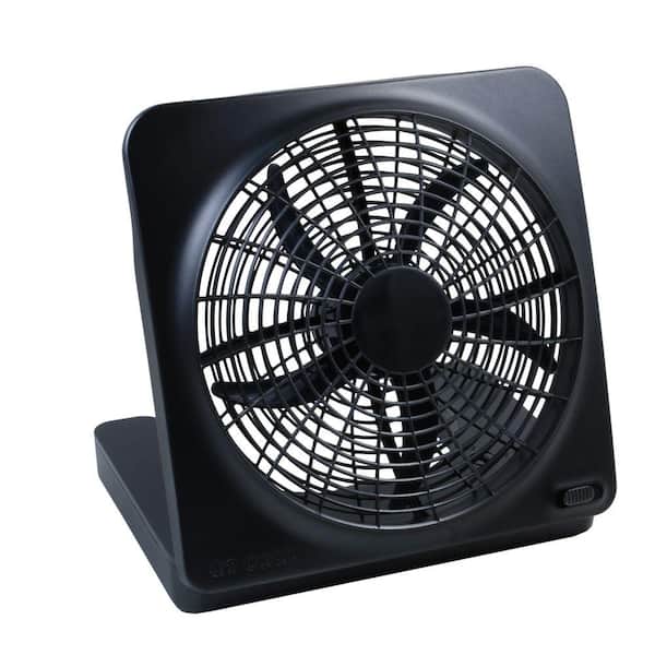 Unbranded - O2Cool 10 in. Battery Operated Fan with Folding Base
