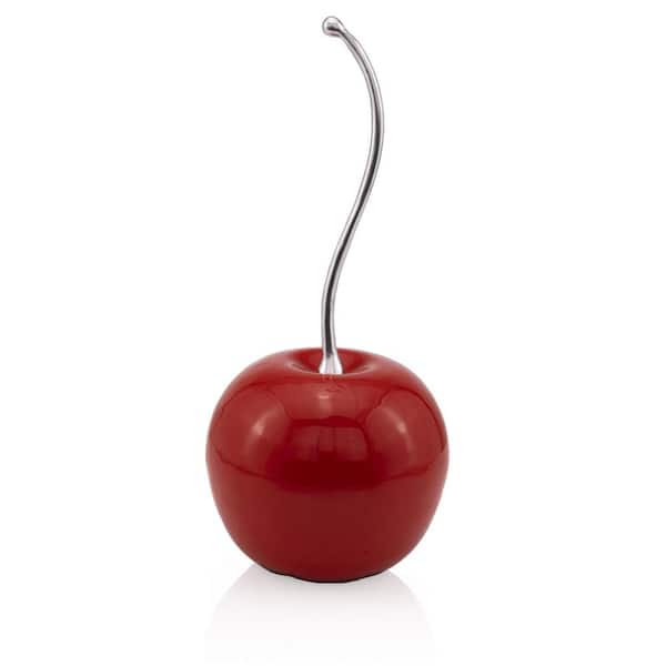 HomeRoots Metal Cherry Decorative Sculpture