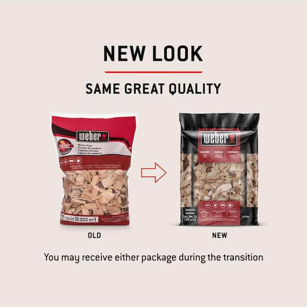 Weber Cherry Wood Chips 17140 - The Home Depot