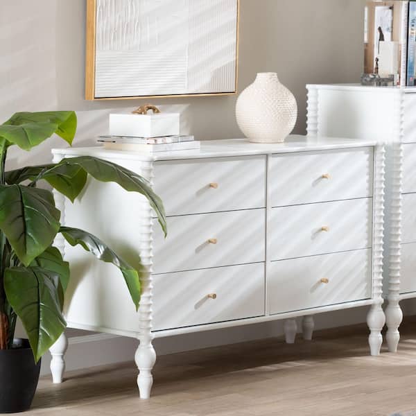 chinese dress ladies Rustic Brown 6 Drawer Dresser TV Stand For Bedroom  ShipItFurniture