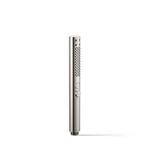 KOHLER Shift+ Round 2-Spray Patterns with 1.75 GPM 1.125 in. Wall Mount Handheld Showerhead in Vibrant Polished Nickel