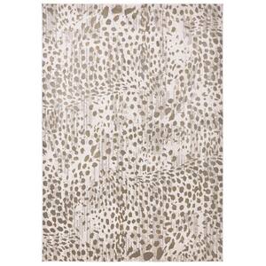 Vanhorn Brown/Ivory 8 X 11 ft. Animal Print Polyester Area Rug