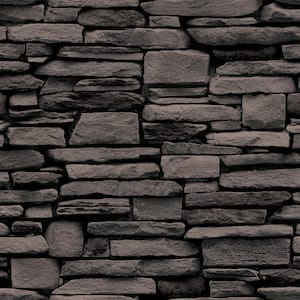 Stone Slate Removable Peel and Stick Wallpaper (Covers 28 sq. ft.)