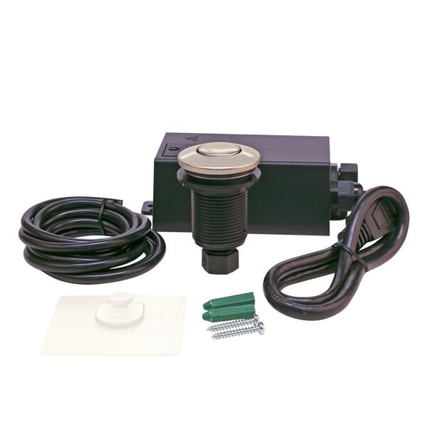 Akicon Brushed Gold Garbage Disposal Kitchen Air Switch Kit AK79001B-BTG - The Home Depot