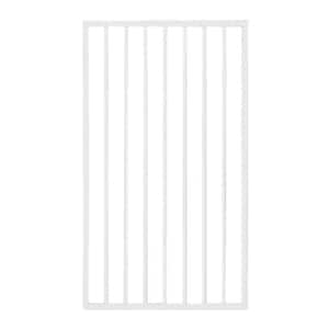 Pro Series 3 ft. x 5 ft. White Steel Fence Gate