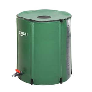 Upgraded 50 Gal. Rain Barrel Collapsible Water Tank Storage Container with Volume Scale Mark