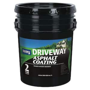 4.75 gal 51 LB Driveway Coating-Asphalt Black HE130074