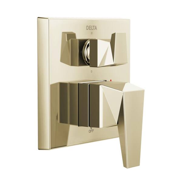 Delta Trillian 2-Handle Wall-Mount 6-Function Diverter Valve Trim Kit in Polished Nickel (Valve not Included)