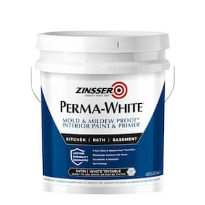 Perma-White 5 gal. Mold & Mildew-Proof Satin Interior Paint