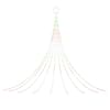 Outdoor Christmas Smart Star Waterfall Lights 23 ft. 355 LED Tree String Light App Control Color Changing Music Timer