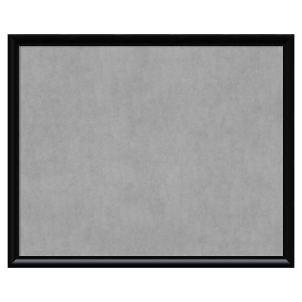 Amanti Art Steinway Black Scoop 43 in. x 35 in Framed Magnetic Board