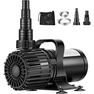 120-Watt 2700GPH Electric Submersible Water Pump with Adjustable Nozzle and Barrier Bag