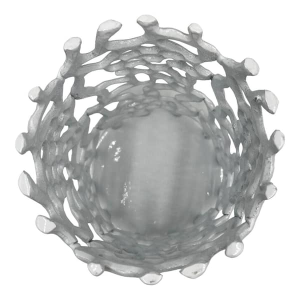 White Modern White Candle holder 2-Set