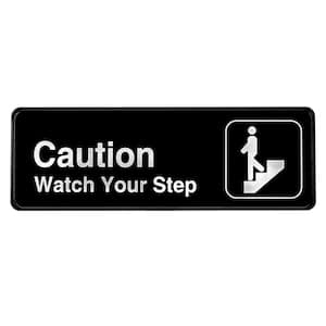 9 in. x 3 in. Caution Watch your Step Sign (15-Pack)