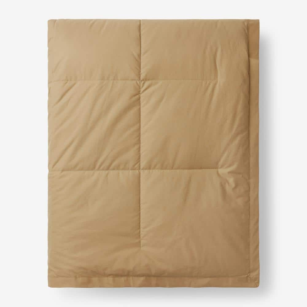 LaCrosse Down Butterscotch Cotton King Blanket -  The Company Store, 11182A-K-BUTTER