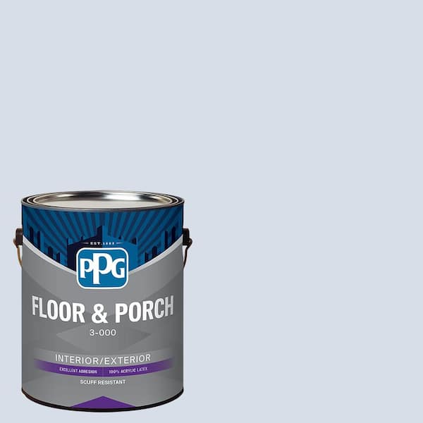 1 gal. PPG1164-3 Blustery Day Satin Interior/Exterior Floor and Porch Paint