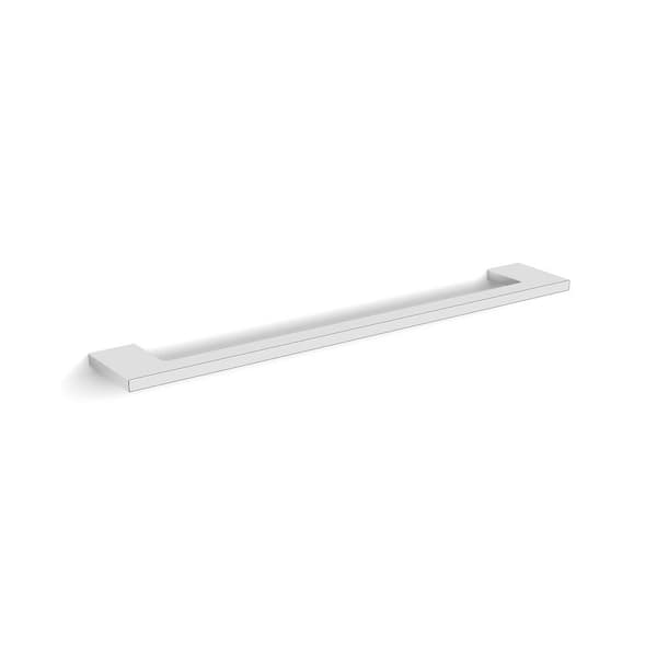 WS Bath Collections Luna 18 in. Wall Mounted Towel Bar in Polished Chrome