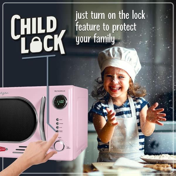 Nostalgia Retro 14.92 in. Wide 1.1 cu. ft. Electric 1000-Watts