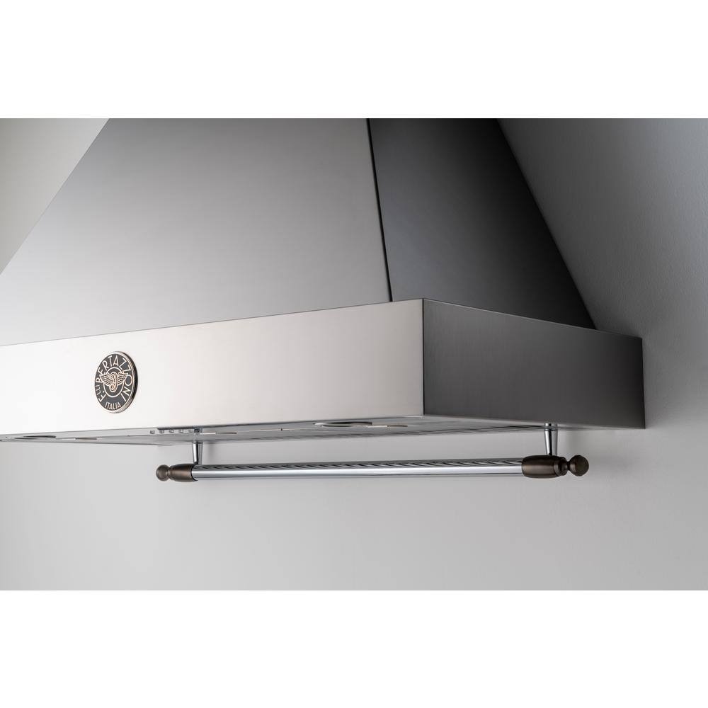 Bertazzoni Control Knobs and Handle Finials for 1Range and 1Hood Kit in Matte Satin Black