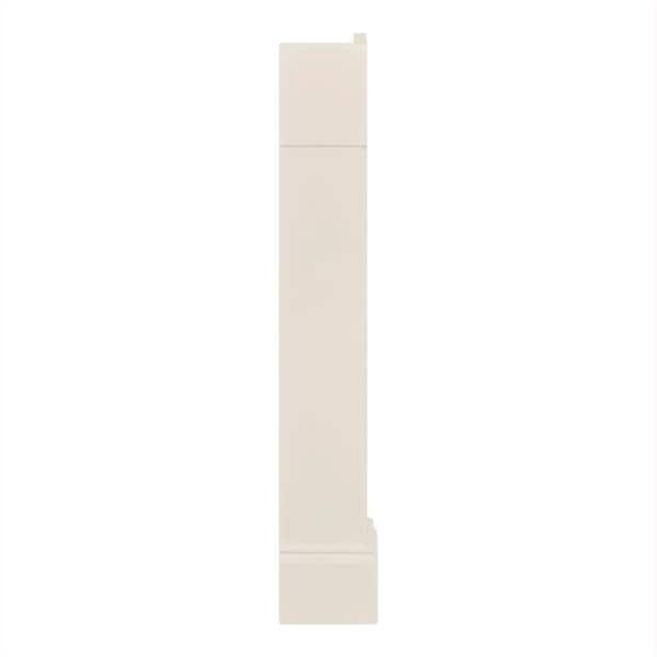 Avondale 5.75 in. W x 5.75 in. D x 34.5 in. H Corner Post End Panel in Antique White