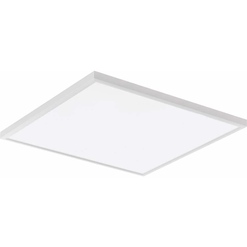 White Aluminum 24" x 24" LED Flat Panel Light