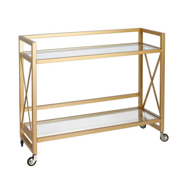 Meyer&Cross Holly Bar Cart in Brass