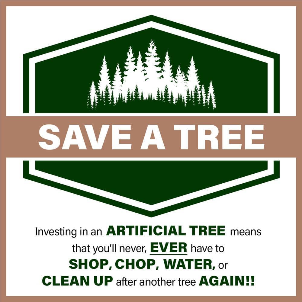 2.5-Foot Green Pine Artificial Outdoor Christmas Tree in Pot