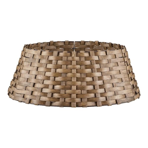 27 in. Woven Wood Tree Collar