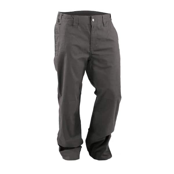 Berne Men's 32 in. x 46 in. Slate Cotton, Polyester and Spandex Flex 180 Ripstop Pants