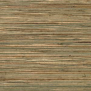 Ozamiz Copper Grasscloth Copper Wallpaper Sample