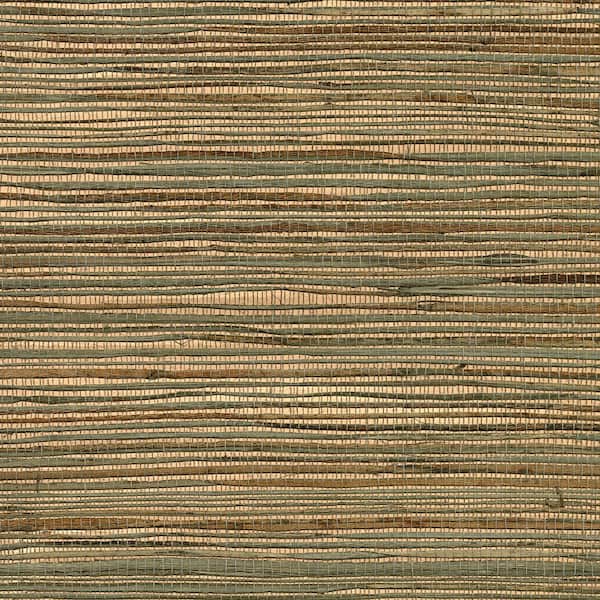 Ozamiz Copper Grasscloth Copper Wallpaper Sample