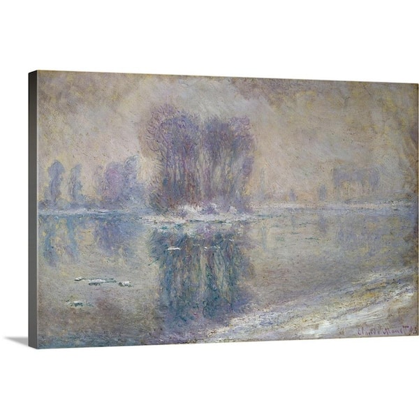 GreatBigCanvas "Ice Floes" by Claude Monet Canvas Wall Art
