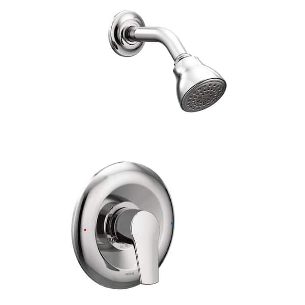 MOEN Method Single-Handle 1-Spray Posi-Temp Shower Faucet Trim Kit Only in Chrome (Valve Not Included)