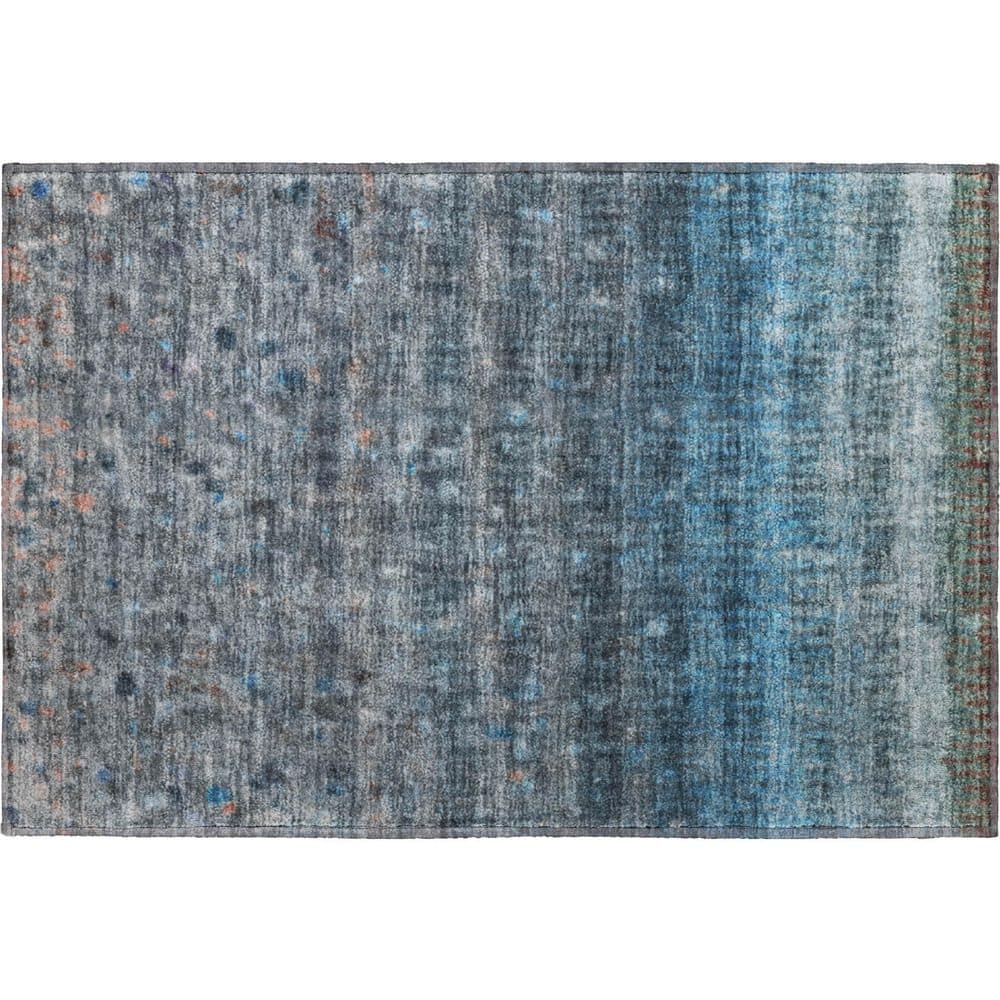 Mayfield Premium Machine Washable Abstract AMF2316 Blue 2 ft. x 3 ft. Accent Rug price history on PriceWatchPro