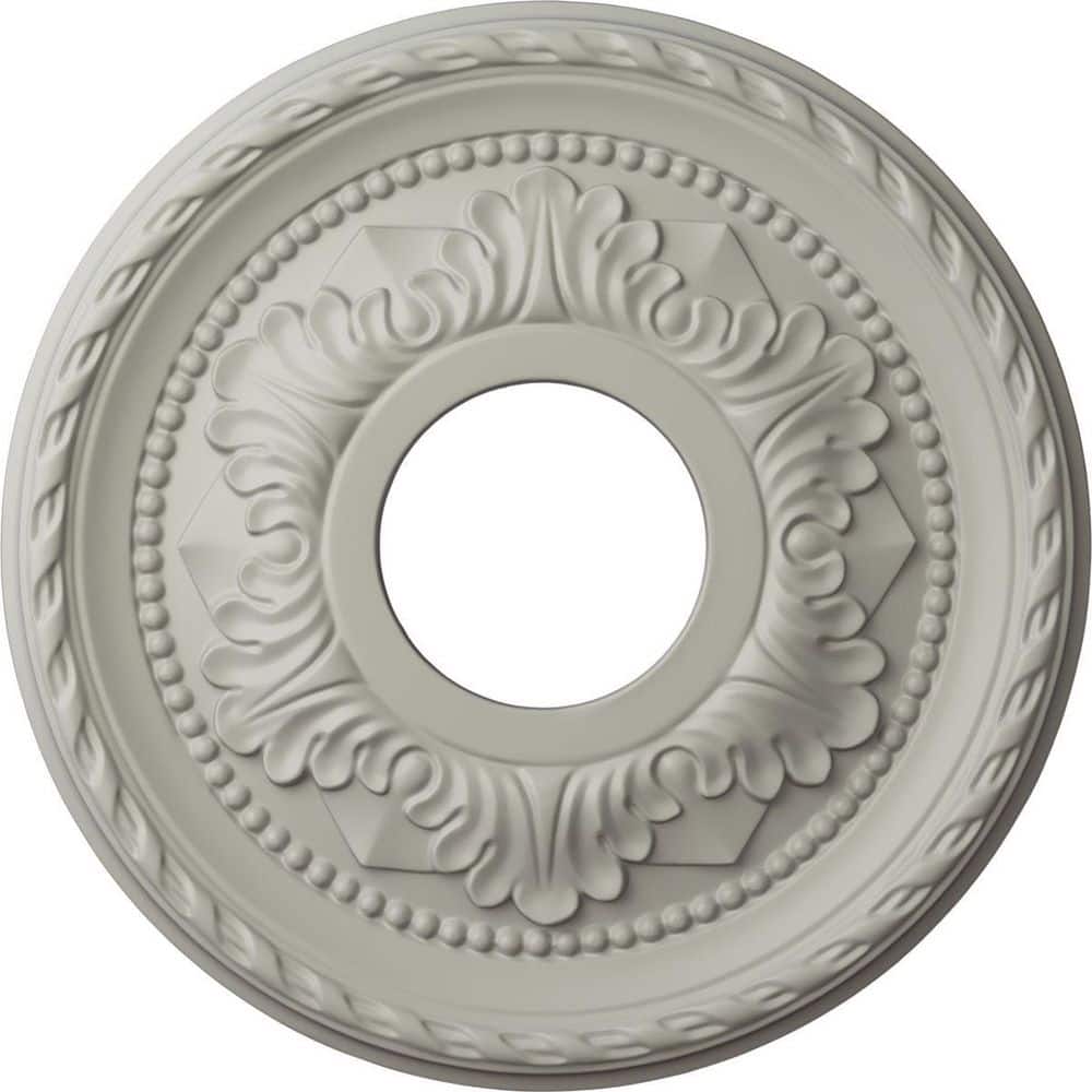 1 in. x 12-1/8 in. x 12-1/8 in. Polyurethane Palmetto Ceiling Medallion, Pot of Cream price history on PriceWatchPro