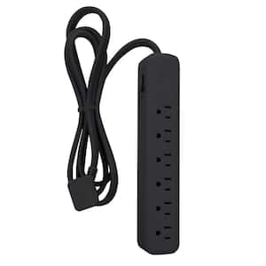 Designer Series 6 ft. 6-Outlet Power Strip, Black