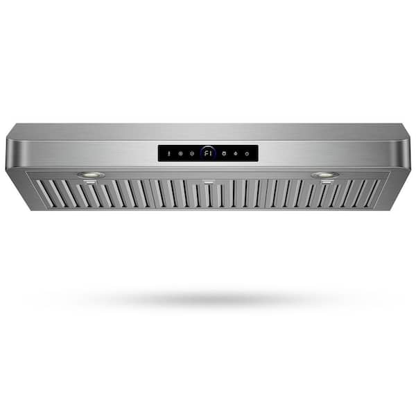 36 in. 900CFM Ducted Under Cabinet Range Hood in Stainless Steel with Gesture Control and 2xLED Lights