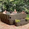 AquaRest Spas Elite 500 5-Person Plug And Play Lounger Hot Tub With 29 ...