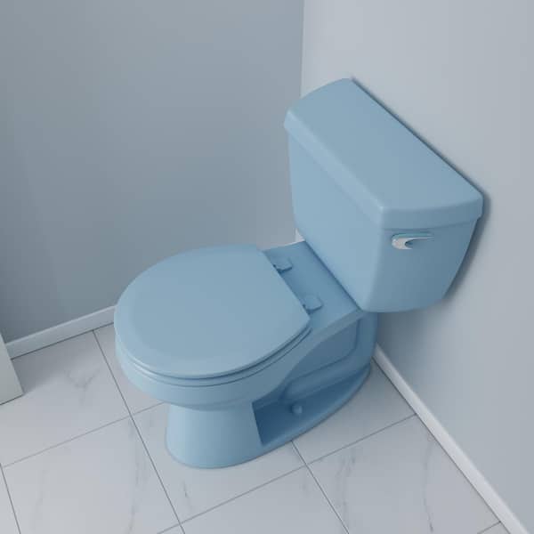 Bath Bliss Beveled Wood Standard Round Toilet Seat in Black 