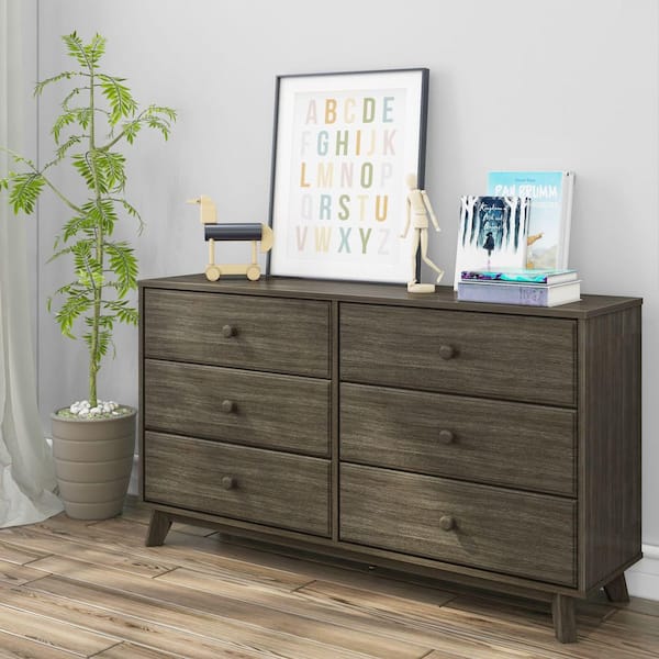 Clay 6 Drawer 60 in. Wide Dresser