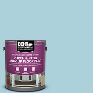 1 gal. #PFC-56 Pools of Blue Textured Low-Lustre Enamel Interior/Exterior Porch and Patio Anti-Slip Floor Paint