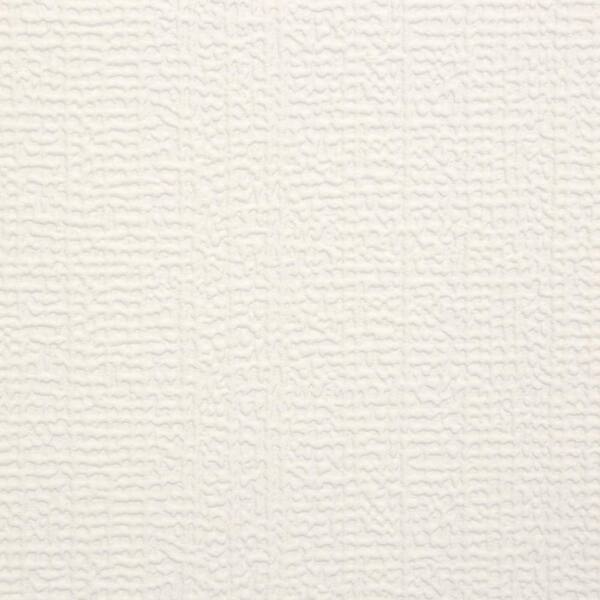 Graham & Brown Linen Paintable White Wallpaper