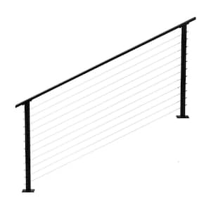 Willstar 30M Garden Wire Kit,Wire Fence Roll Cable Railing Kit PVC
