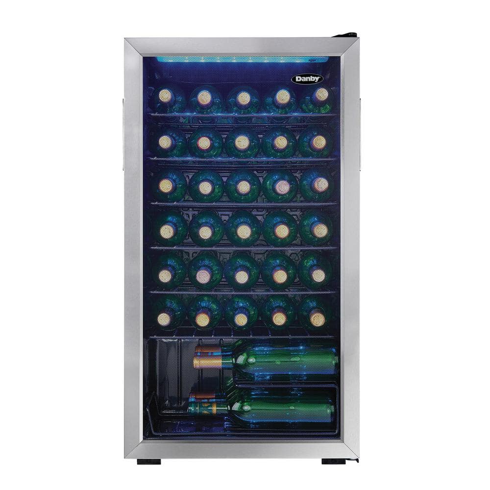 Danby Single Zone 36Bottle FreeStanding Wine Cooler DWC036A1BSSDB6