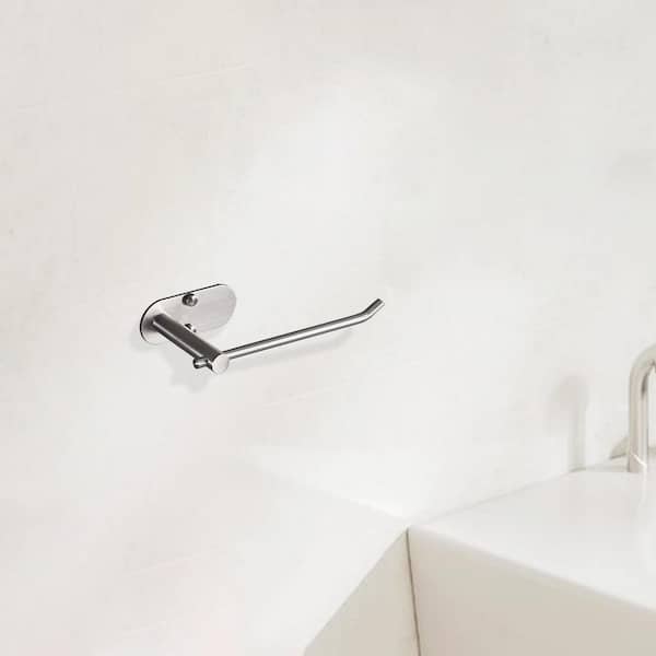 Wall Mount Brushed Nickel Stainless Steel Paper Towel Holder (1 Pack)