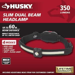 350 Lumens Slim Dual Beam Headlight