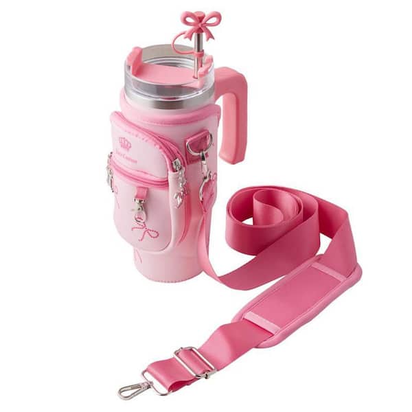 JUICY COUTURE Glam Sip 24 oz. Pink Cheetahs Stainless Steel